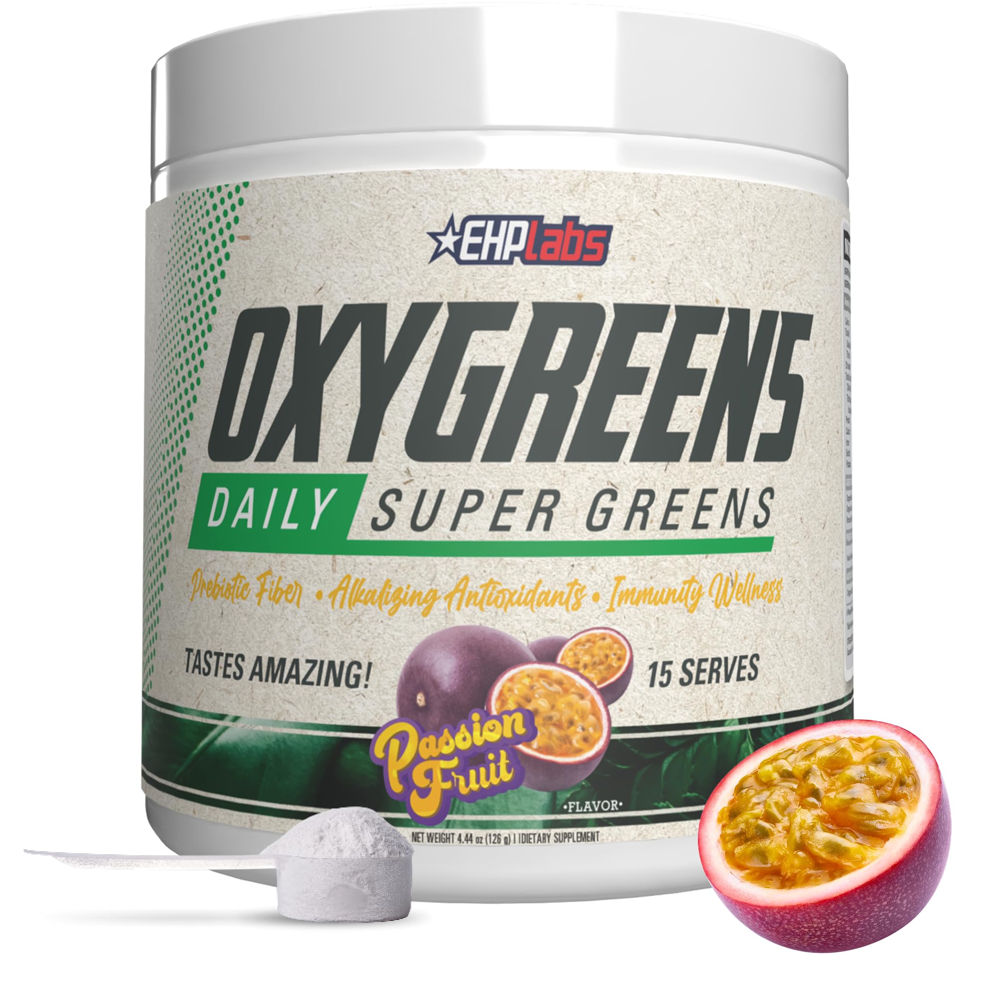 EHPlabs OxyGreens dans l'eau: préparation rapide pour une dose quotidienne.