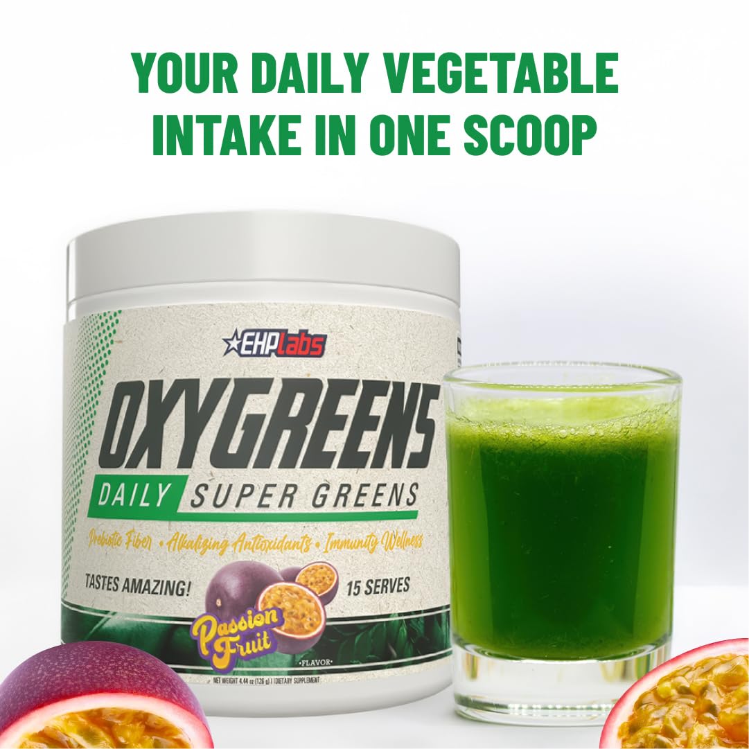 OxyGreens smoothie vert: booster votre boisson du matin.