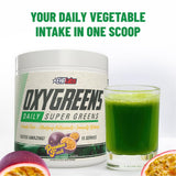 OxyGreens smoothie vert: booster votre boisson du matin.