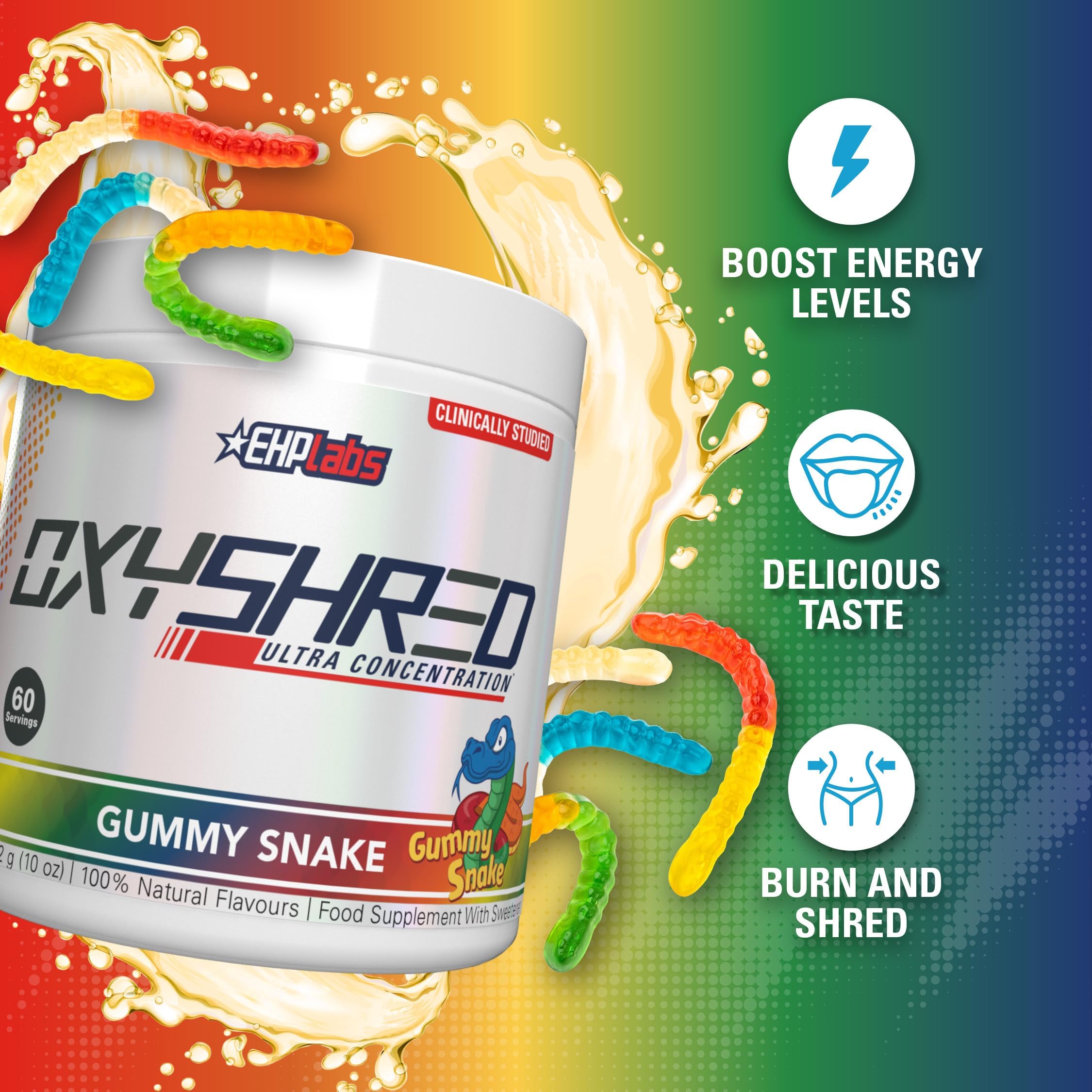 OxyShred: ingrédients graines de café vert pour énergie naturelle.