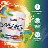OxyShred: ingrédients graines de café vert pour énergie naturelle.