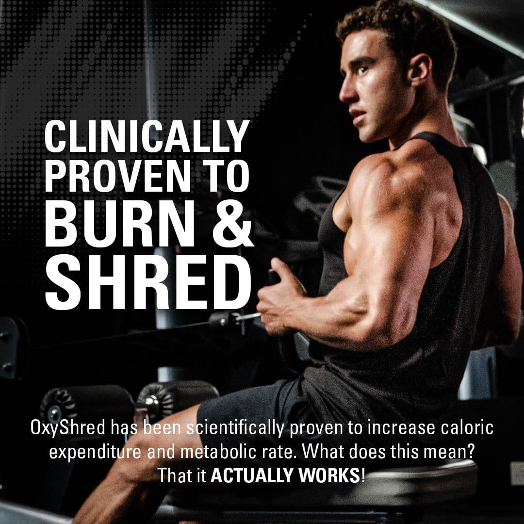 OxyShred L-Glutamine, poudre pour récupération et énergie post-effort.