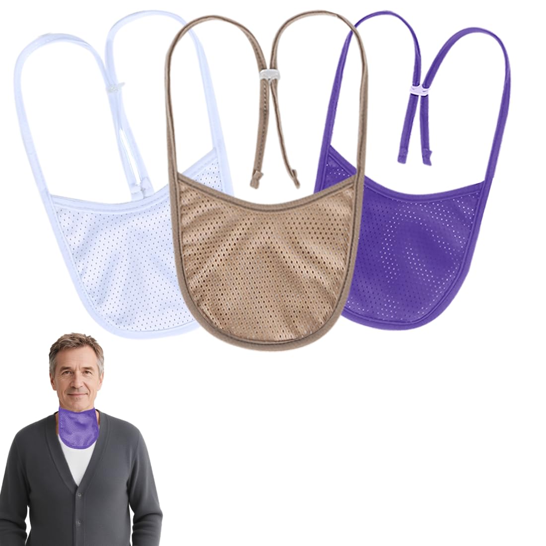 Couvercle trachéostomie EHUELDER, respirant et protecteur.