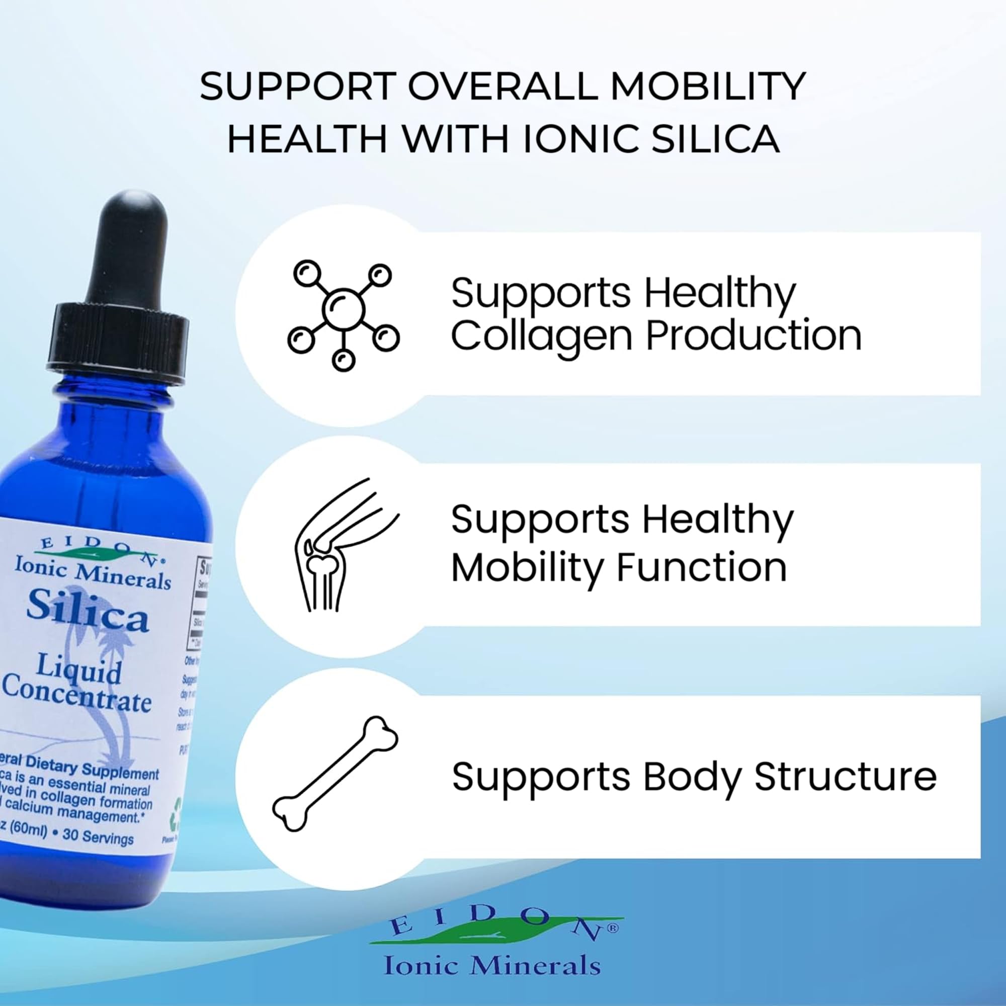 Eidon Liquide Silice Concentre – etiquette et ingrédients naturels