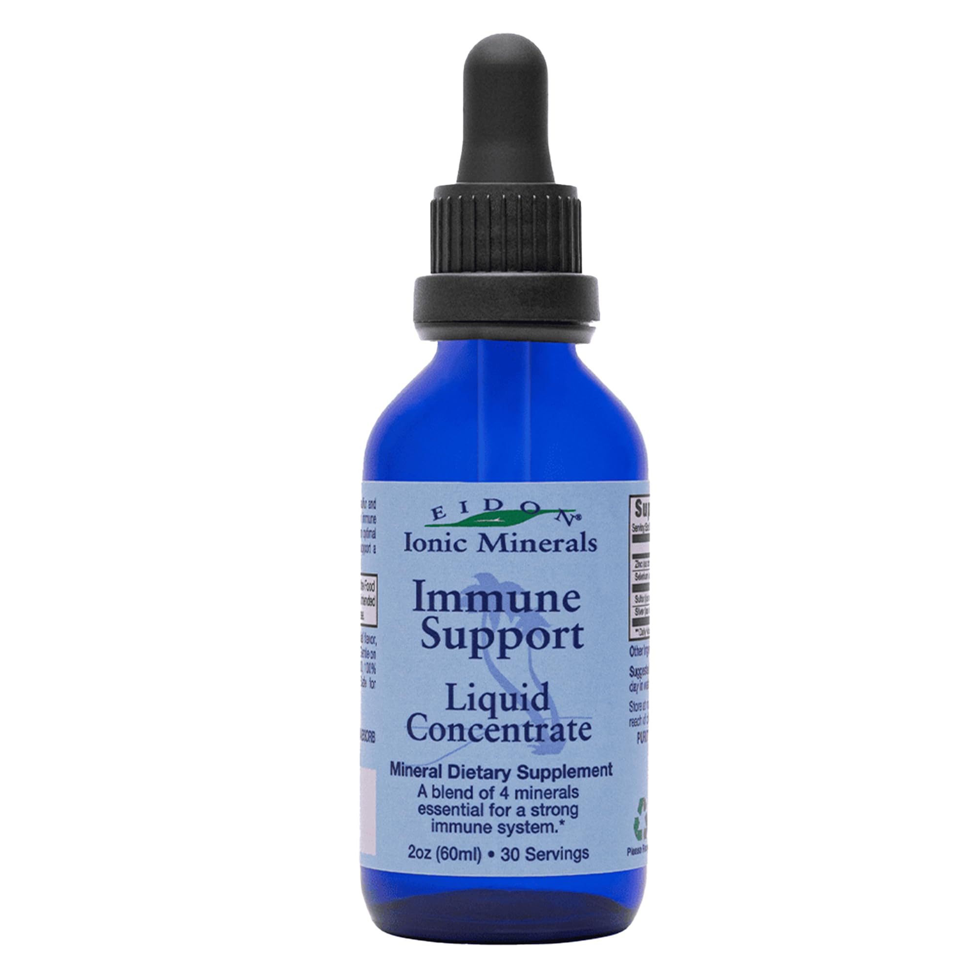 Eidon Minerals – bouteille-gouttes-immunite: soutien quotidien de l'immunité par le format liquide.