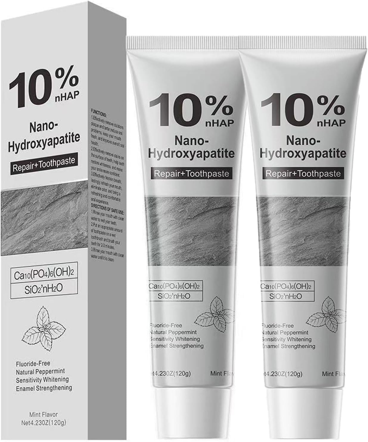 Pâte dentaire Eisnzlan à hydroxyapatite 10% renforce l’émail au quotidien