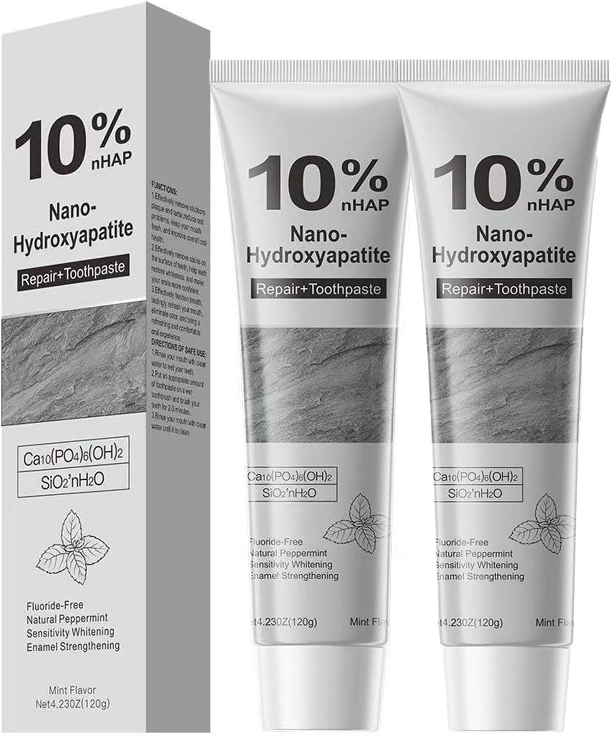 Pâte dentaire Eisnzlan à hydroxyapatite 10% renforce l’émail au quotidien