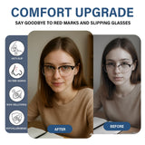 10 paires de coussins nasaux EJANBO pour lunettes, option complète