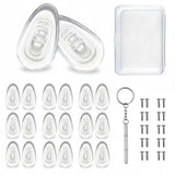 EJANBO coussins nasaux en silicone pour lunettes, confort durable et ajustement précis