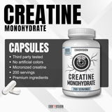 Ekkovision Créatine Monohydrate - capsules pour énergie et endurance pendant les séances.