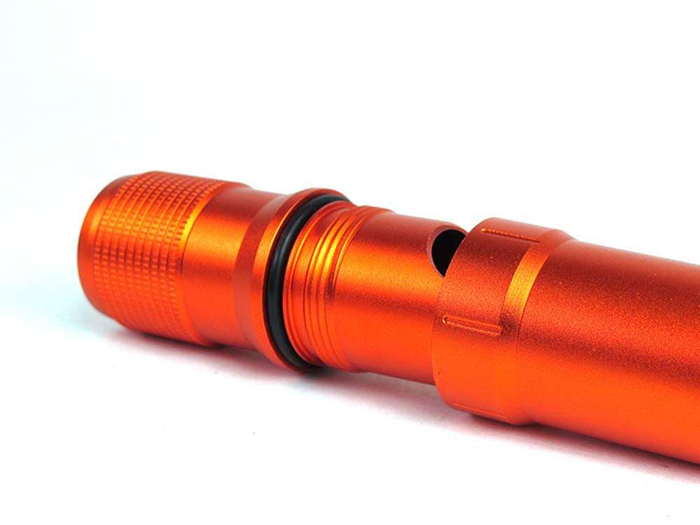 EKLOEN capsule EDC étanche orange ouverture simple pour accès rapide