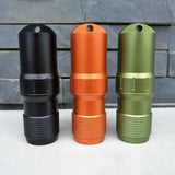 EKLOEN capsule EDC étanche orange rangement petits objets utile en camping