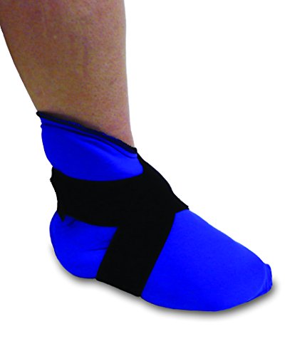 Elasto-Gel applique chaleur au pied, sensation apaisante et contrôle thermique.