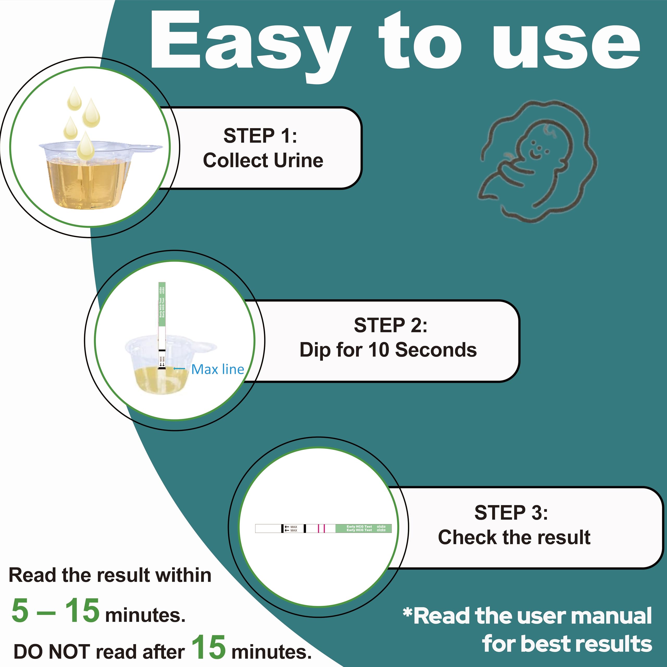Elate test-strip-usage-domicile: test simple à réaliser chez soi.