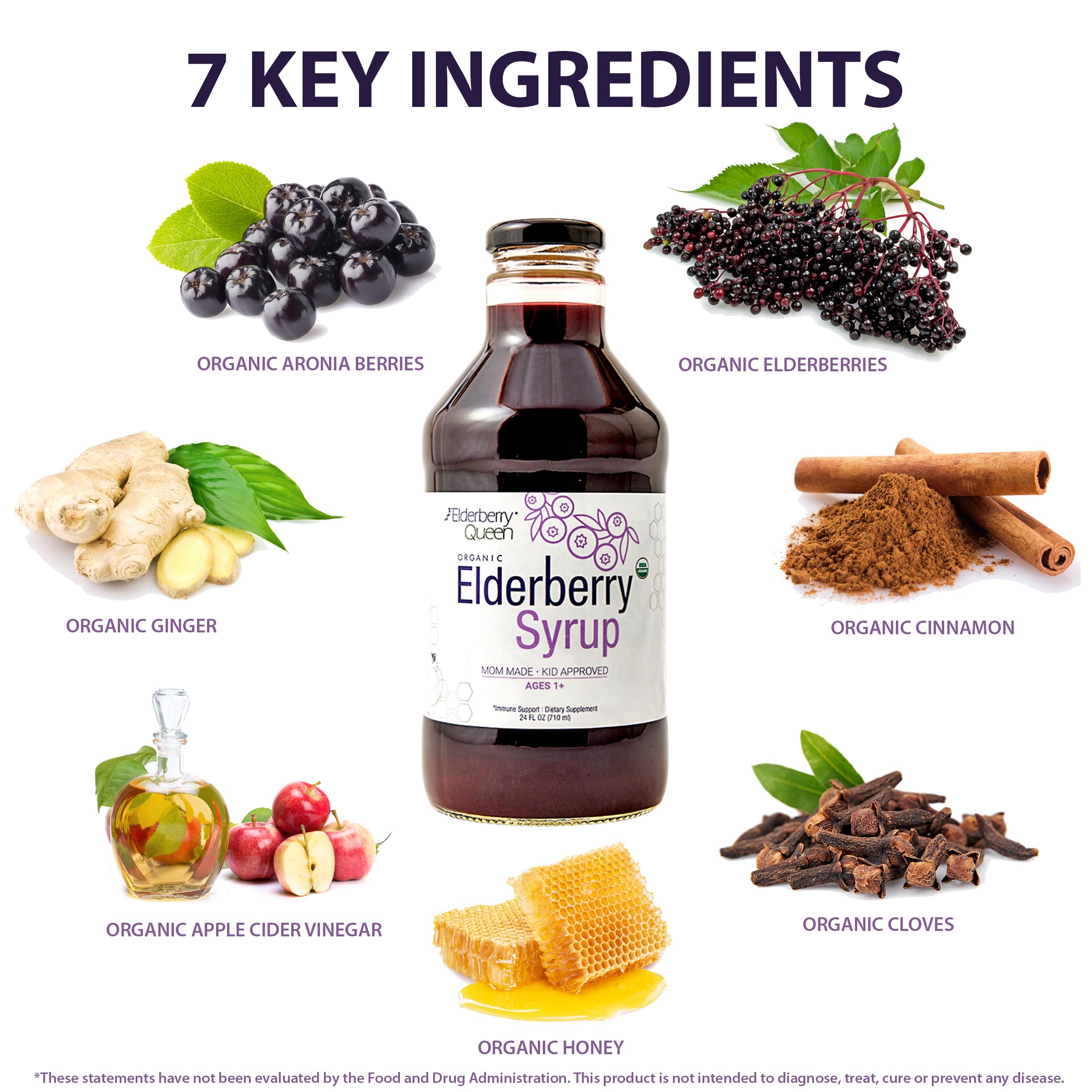 Enfant dégustant le sirop Elderberry Queen bio.