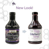 Elderberry Queen Sirop Ingrédients Bio, composition naturelle.