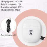 Design ergonomique du clip-ongles électrique offrant une prise en main naturelle.