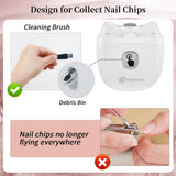 Conception légère et pratique du clip-ongles électrique pour un usage quotidien facile.
