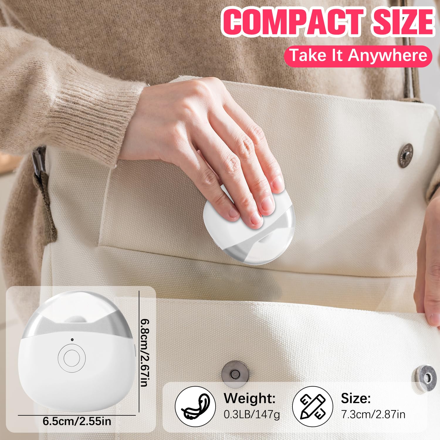 Coupe-ongles électriques chargé par USB pour les déplacements