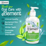 Produit ELEMENT sur planche packaging soigné expérience menthe