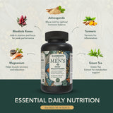 Dose quotidienne Elements of Life Multivitamine Homme, pratique.