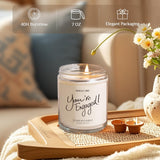 Capacité de 7 oz de bougie Elequaint, longue émission olfactive