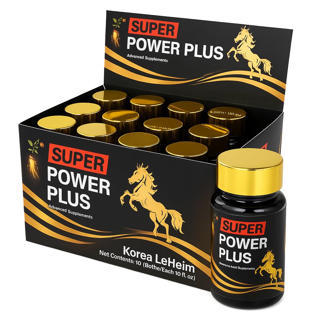 Elestoria Puissance Plus Suprême – bouteille ginseng rouge pour l'énergie au quotidien.