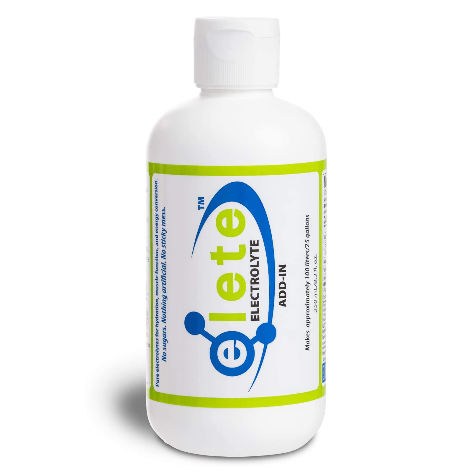 Gouttes d'électrolytes Elete Citrilyte Add-in pour hydrater en profondeur.