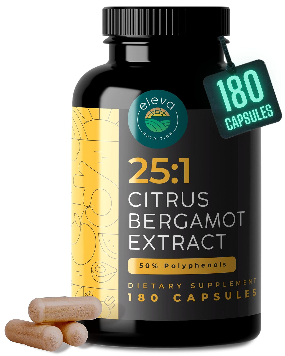 Citrus Bergamot Eleva Nutrition: capsule bergamote 25:1 pour le quotidien