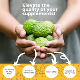 Étiquette Eleva Nutrition: informations sur le produit bergamote