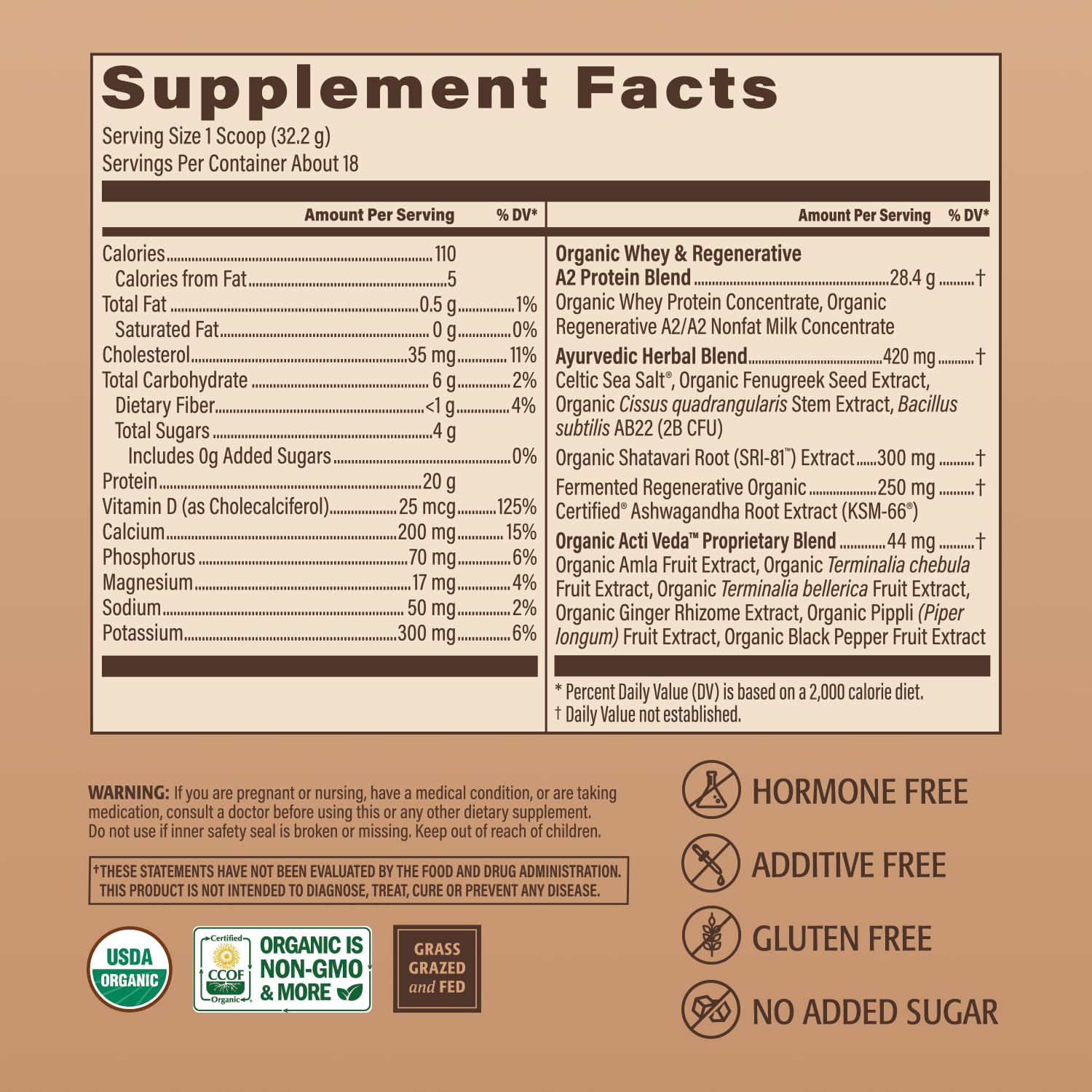 Acti Veda avec fruits et épices, absorption et biodisponibilité optimisées.