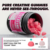 Texture douce des Gommes ElevateLife Creatine – plaisir en bouche.