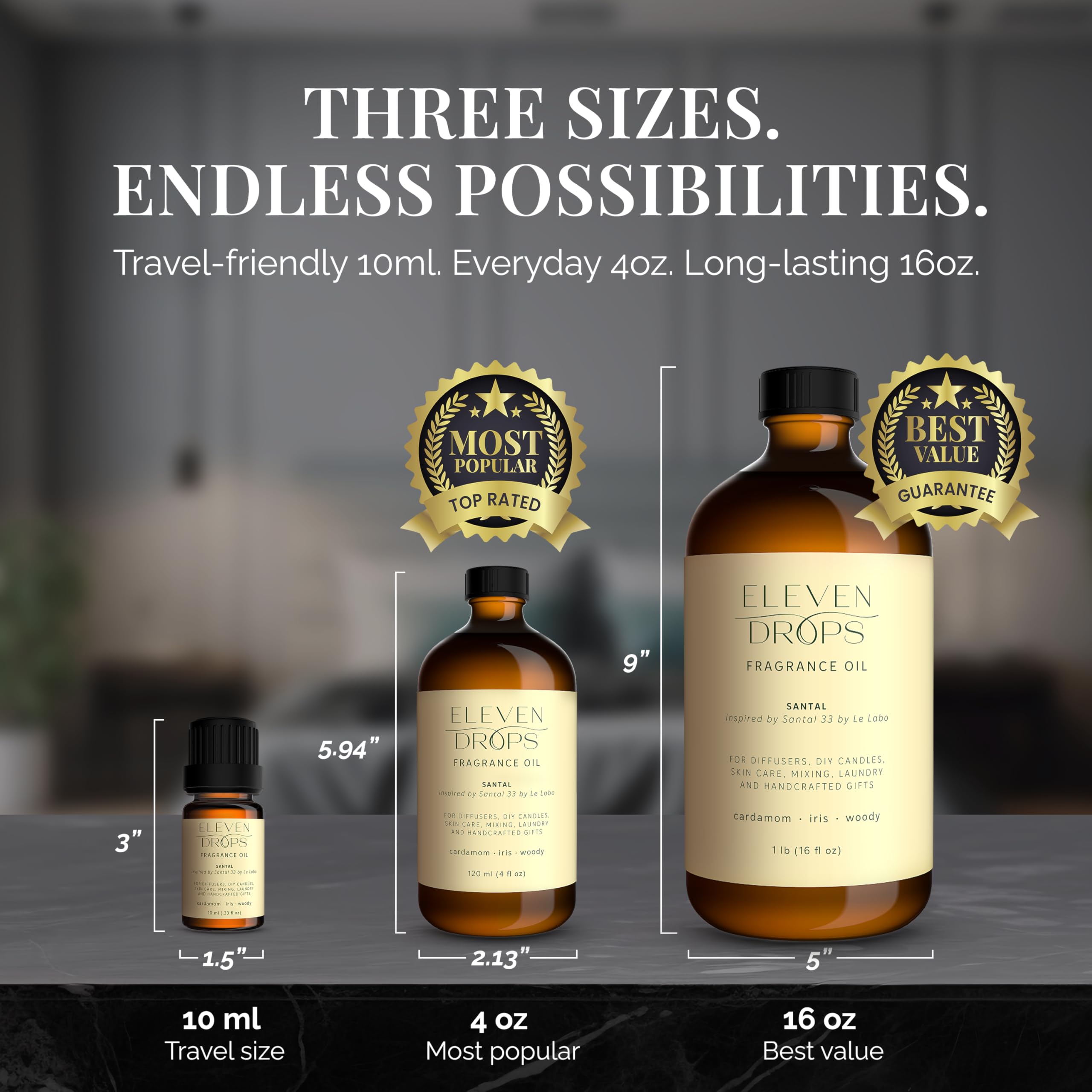 Eleven Drops Santal Aroma: huile polyvalente pour savons faits maison.