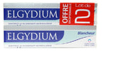 Elgydium Blancheur – pâte dentifrice au bicarbonate 2x75ml, pour un sourire éclatant et frais