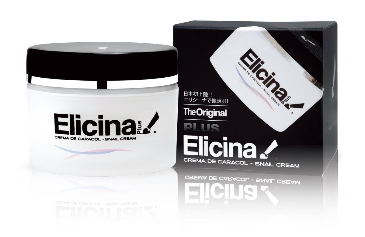 Crème Elicina Plus dans son pot, hydratation visage et cou