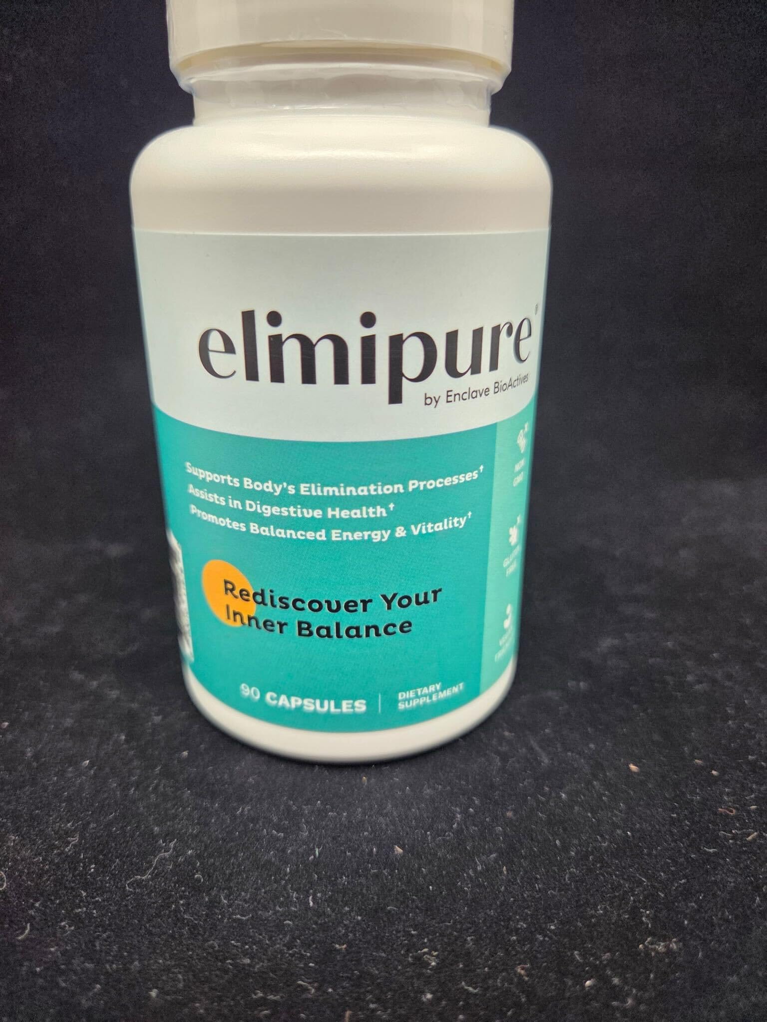 Elimipure Gut Cleanse, amélioration potentielle de l'énergie et du confort digestif.