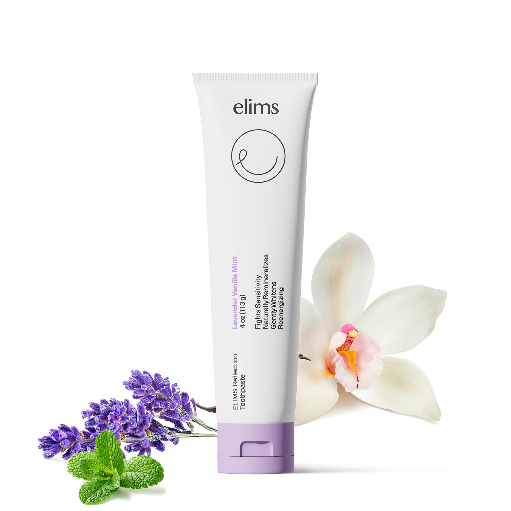 Tube pratique du dentifrice ELIMS Nano Hydroxyapatite pour brossage quotidien.