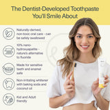 ELIMS dentifrice sans fluorure, alternative sûre pour le soin quotidien des dents.