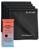 Lingette microfibre Elite Screens Grand format 12x12 nettoie lunettes sans traces
