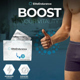 EliteEndurance Énergie — capsules visibles offrant un soutien constant sans pics d'énergie.
