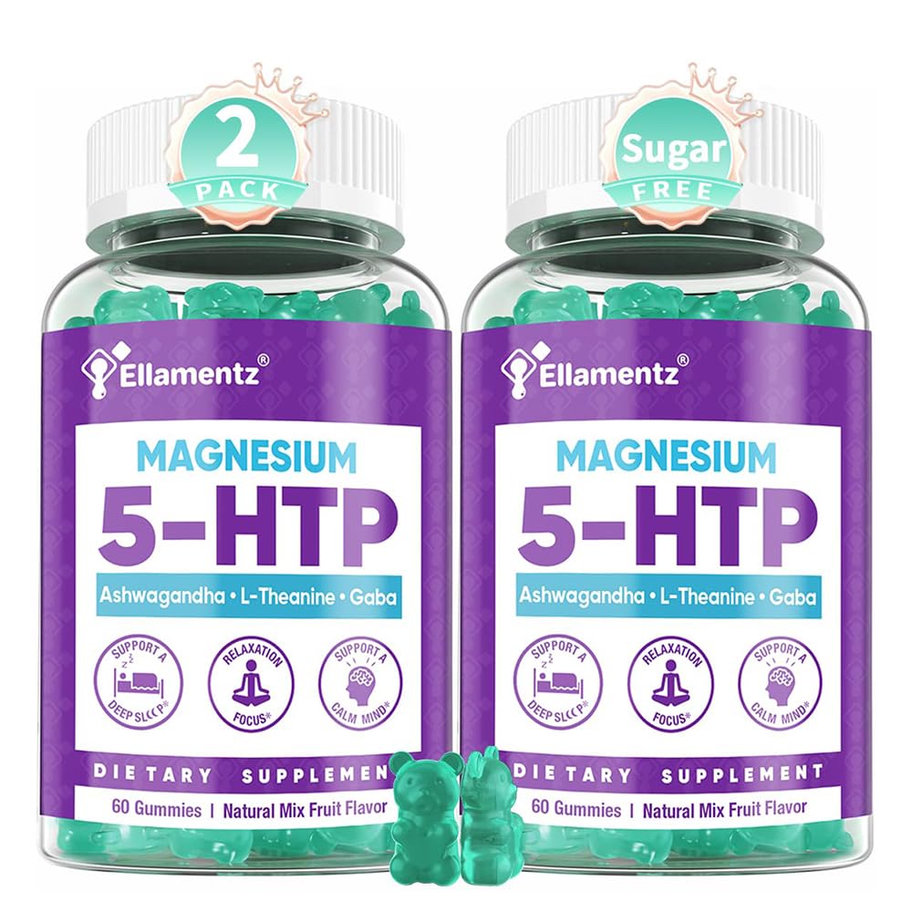 ELLAMENTZ bonbons gélifiés – bouteille relaxante, nuit plus calme sans mélatonine.