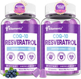 ELLAMENTZ gommes résveratrol dans une bouteille, usage quotidien pratique.