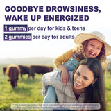 Étiquette végane des gommes Ellamentz magnésium glycinate sans allergènes.