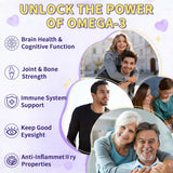 ELLAMENTZ gommes oméga-3 véganes, emballage extérieur évoquant une solution naturelle.