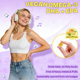 ELLAMENTZ gommes oméga-3 véganes, mode de vie sain et simplicité d’utilisation.