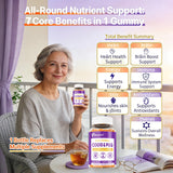 Gommes véganes Ellamentz CoQ10, sans sucre ajouté.