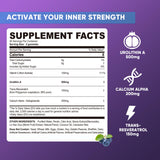 ELLAMENTZ bonbons gélifiés Urolithin A+ 500 mg, forme pratique pour le quotidien