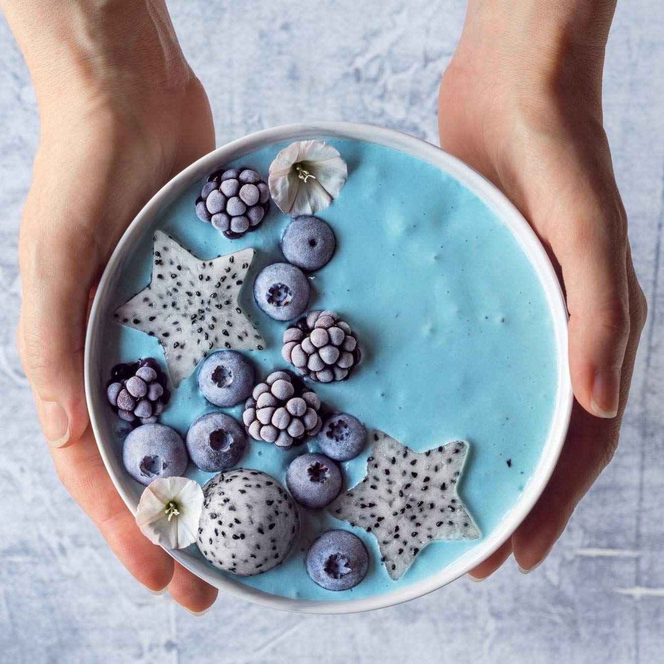 Ellie's Best extrait phycocyanine bleu, colorant naturel pour desserts vifs.