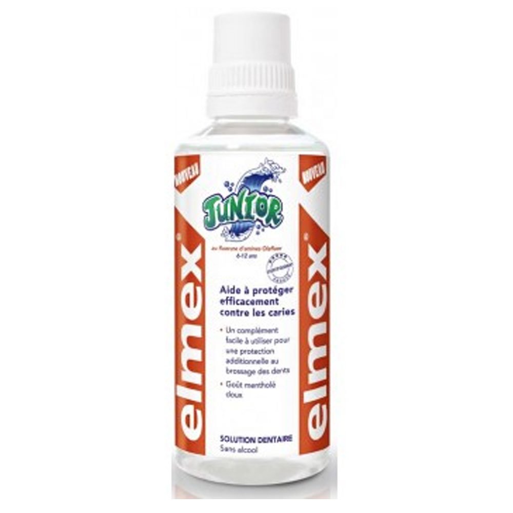 Elmex Junior brossage enfant en 30 secondes, utilisation rapide et simple.
