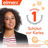 Elmex Kariesschutz bouteille principale, formulation pensée pour une sensation de fraîcheur agréable.